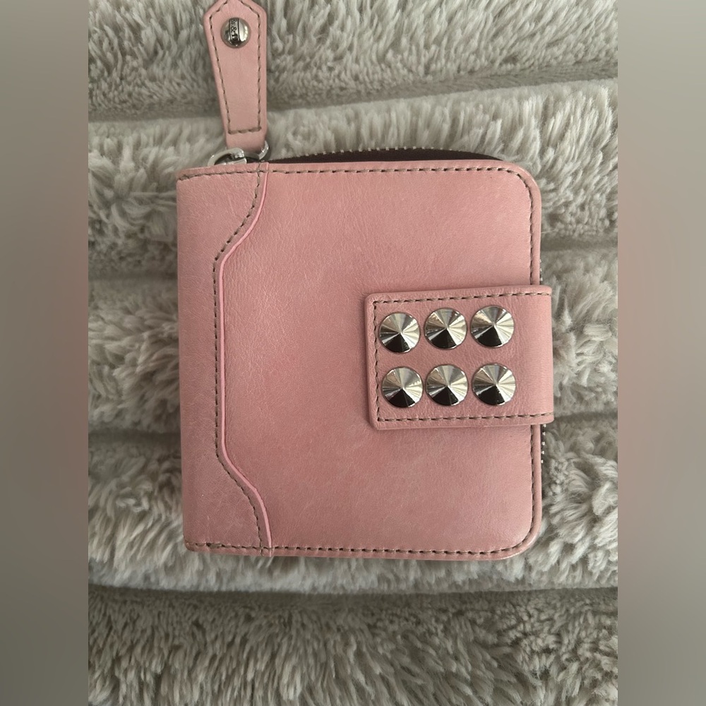 Be&D Pink Studded Wallet